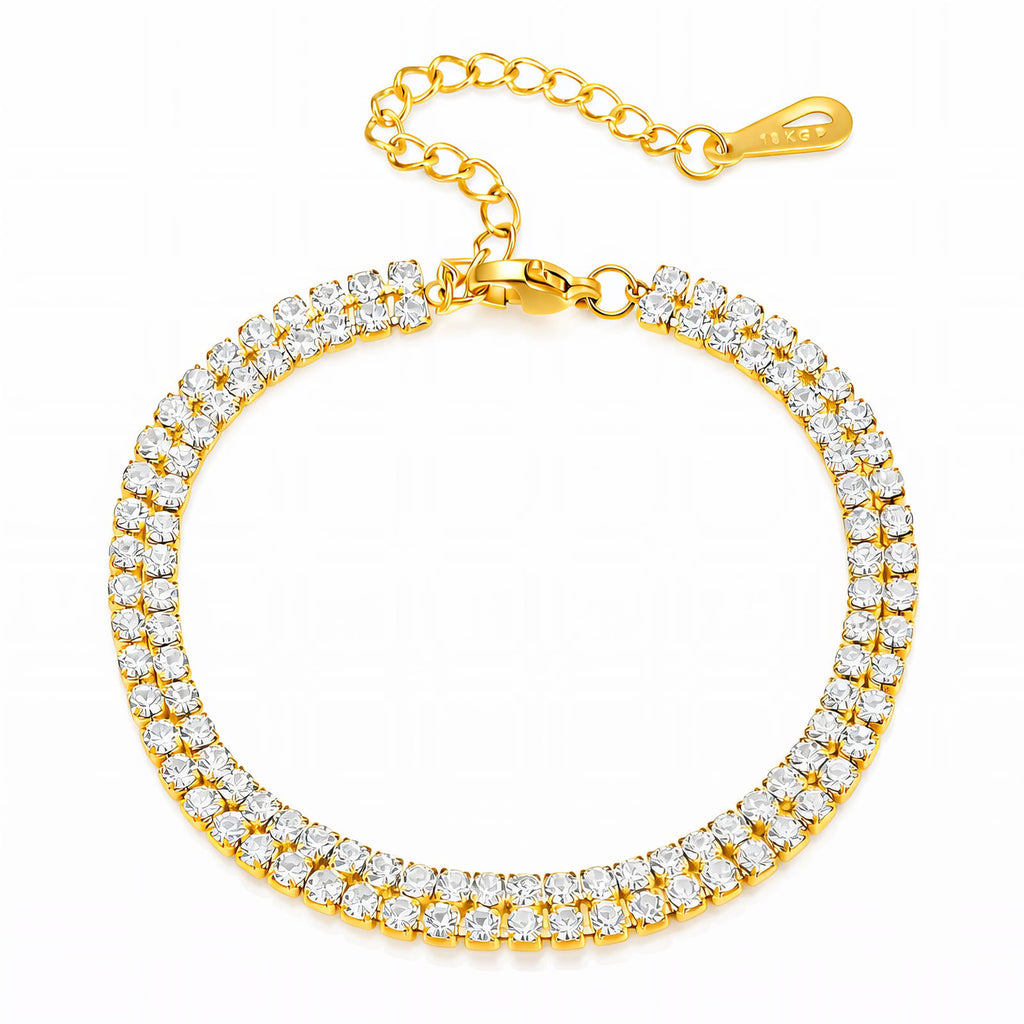 Pulseira tênis golden