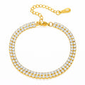 Pulseira tênis golden