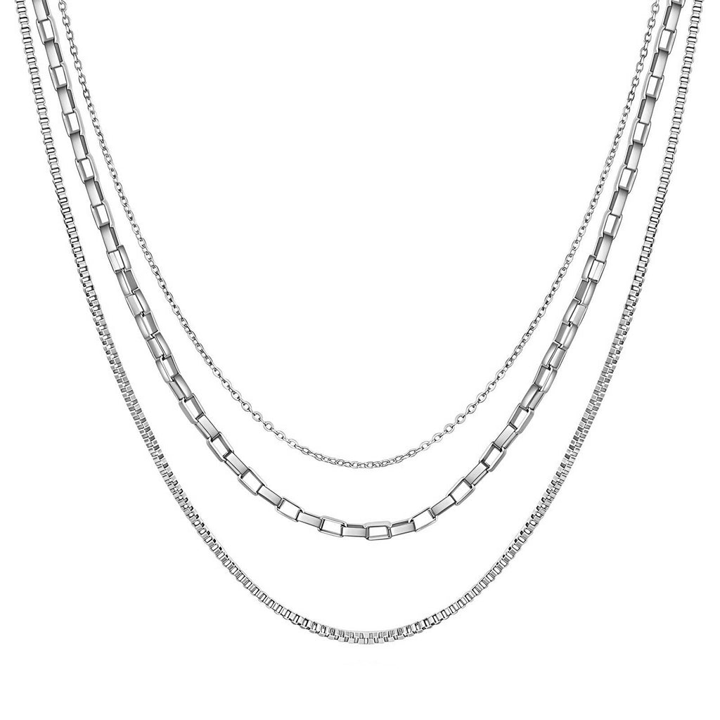 Colar mix silver